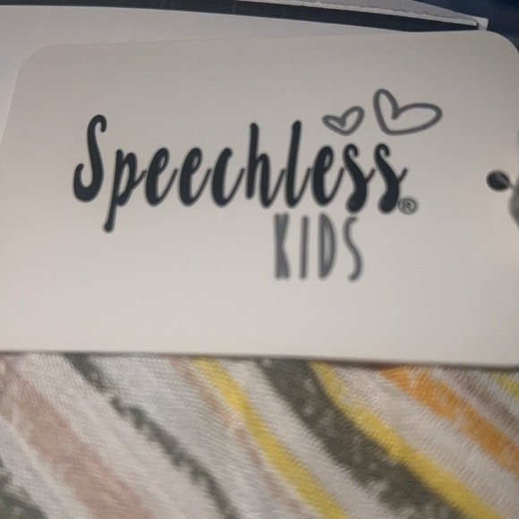 SPEECHLESS Big Girls Smocked Elastic Waist Striped Halter Top | NEW/NWT!!🤎🧡 - Picture 4 of 4